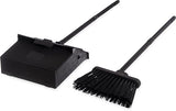 Carlisle 36141503 Duo-Pan Plastic Lobby Pan and Duo-Sweep Broom Combo, 36" Overall Length x 11-51/64" Width, Black