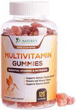 Adult Multivitamin Gummies Extra Strength Immune Support with Zinc, Vitamins D3 and C - Natural Complete Daily Gummy Vitamin Supplement - Vegetarian Multi for Men and Women, Non-GMO - 120 Gummies