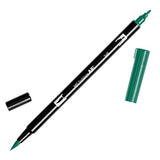 Tombow Dual Brush Pen Art Marker, 346 - Sea Green, 1-Pack
