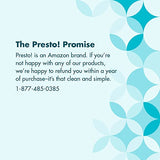 Amazon Brand - Presto! Flex-a-Size Paper Towels, Huge Roll, 12 Count = 38 Regular Rolls