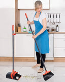 Broom and Dustpan Set for Home, Dustpan and Broom Set, Broom and Dustpan Combo for Office Home Kitchen Lobby Floor Use Dustpan Broom Set