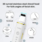 GUGUG Skin Scrubber Skin Spatula, Blackhead Remover, Facial Cleaner with 4 Modes, Skincare Tool with 2 Silicone Covers