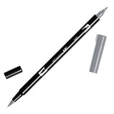 Tombow DBP-56637 Dual Brush Pen Art Marker, N65 - Cool Gray 5, 1-Pack