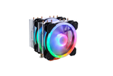 Gelid Solutions Glacier RGB-CPU Cooler-2X120Mm PWM ARGB Fans-Tdp over 220W-Double Ball Bearing-Rpm 1600-Color Silver