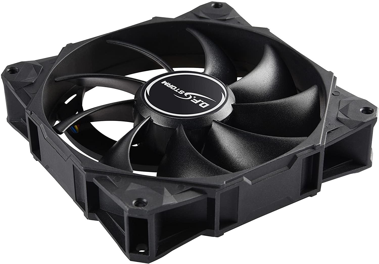 Enermax D.F. Storm 120Mm Dust Free Rotation Technology High Performance 3,500 RPM with 3 Peak RPM Options and 4-Pin PWM Connector Case Fan, UCDFS12P
