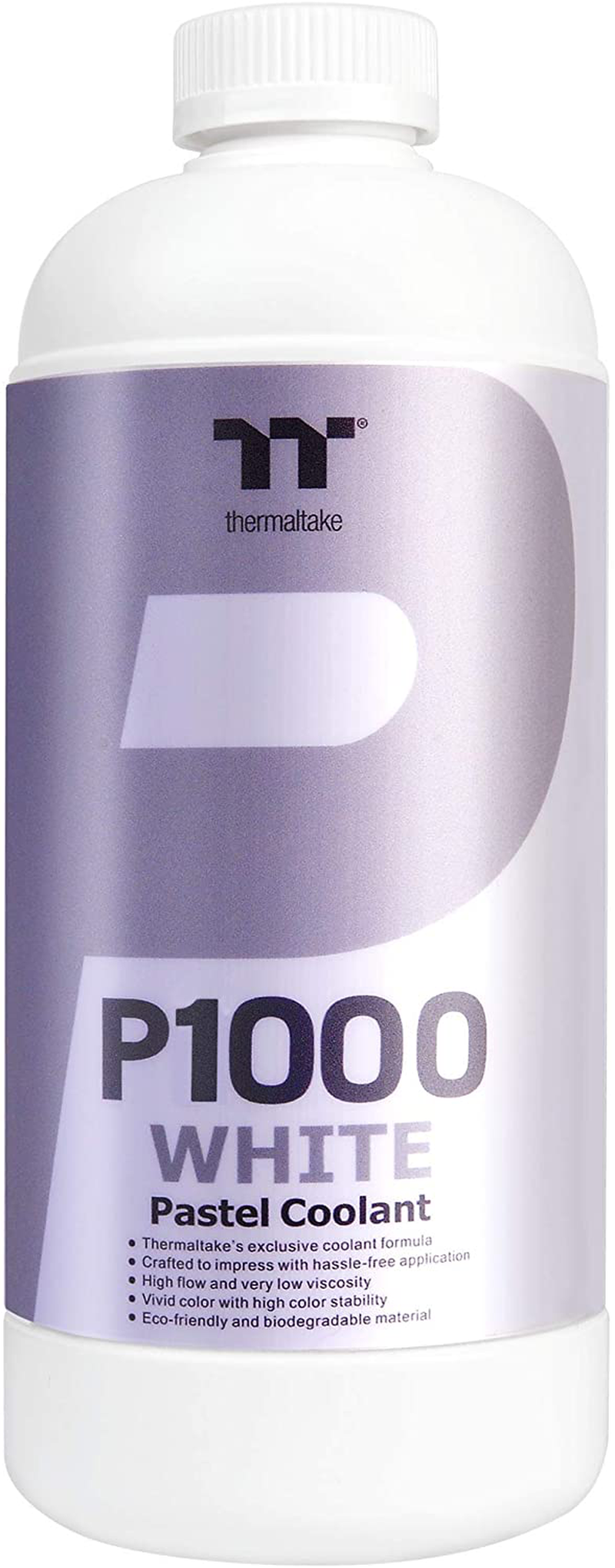 Thermaltake P1000 1000Ml New Formula White Pastel Water Cooling Solution Anti-Corrosion Anti-Freeze Minimize Airlock CL-W246-OS00WT-A