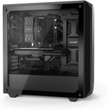Be Quiet! BGW34 Pure Base 500 Window Black, ATX, Midi Tower Computer Case, Tempered Glass Window, Two Preinstalled Fans