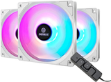 Enermax T.B. RGB AD Edition 3 Pack of 120Mm PWM Case Fan; Unique 4-Ring Addressable RGB Lighting Sync via Motherboard/Rgb Control Box; UCTBRGBA12P-BP3