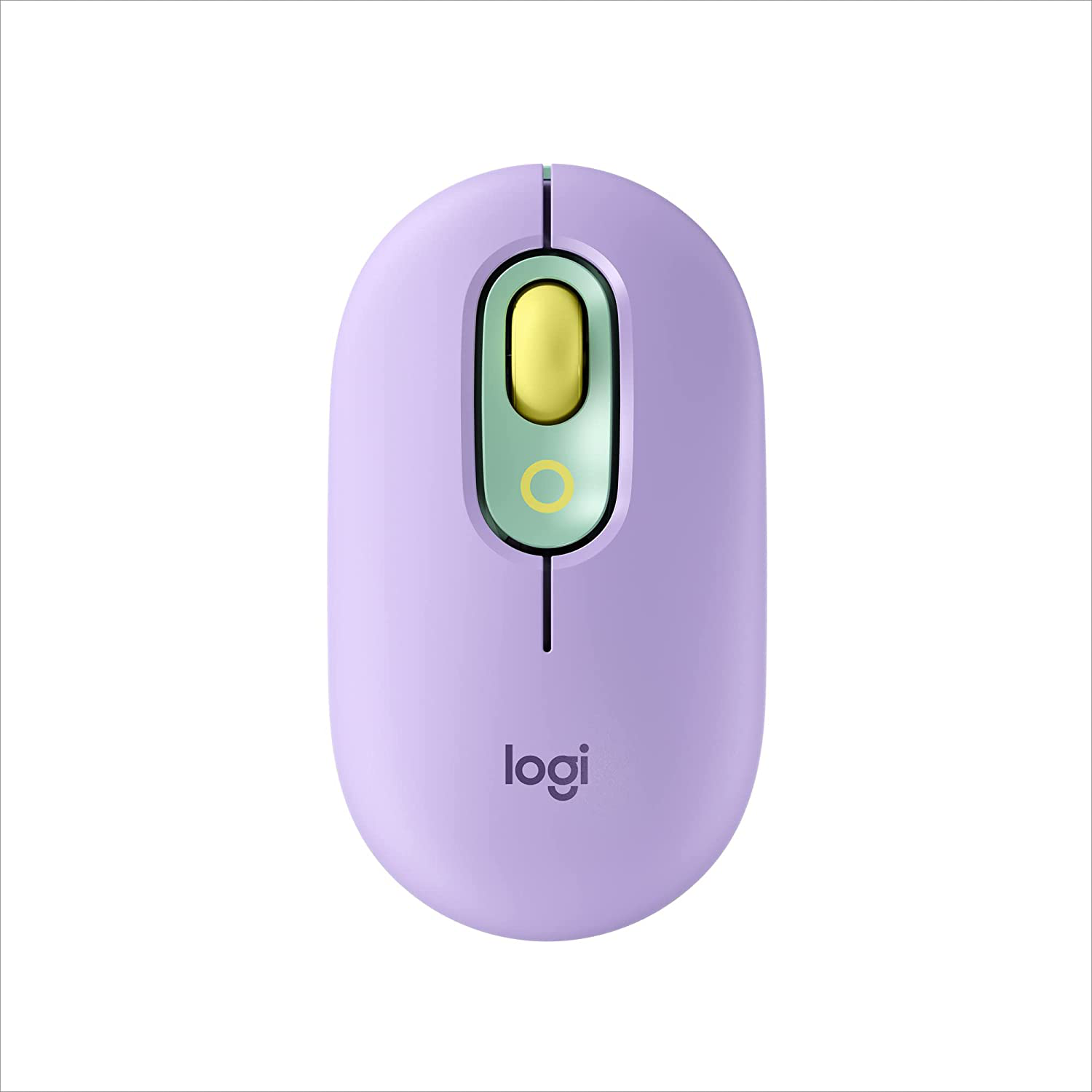 Logitech POP Mouse, Wireless Mouse with Customizable Emojis, Silenttouch Technology, Precision/Speed Scroll, Compact Design, Bluetooth, USB, Multi-Device, OS Compatible - Blast Yellow