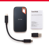 Sandisk 2TB Extreme Portable SSD - up to 1050Mb/S - USB-C, USB 3.2 Gen 2 - External Solid State Drive - SDSSDE61-2T00-G25
