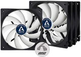ARCTIC F12 - 120 Mm Standard Case Fan, Very Quite Motor, Computer, Push- or Pull Configuration, Fan Speed: 1350 RPM - Black/White