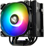 Enermax ETS-T50 Axe Addressable RGB CPU Air Cooler 230W+ TDP for Intel/Amd Univeral Socket 5 Direct Contact Heat Pipes 120Mm PWM Fan Black: ETS-T50A-BK-ARGB (ETS-T50-BK-ARGB)