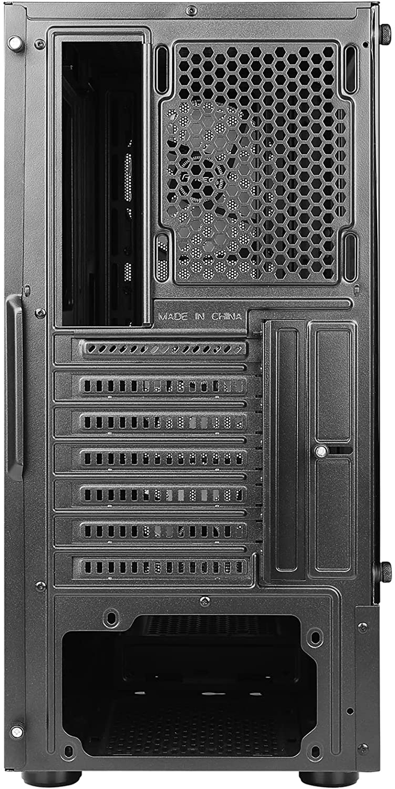 Antec NX260 ATX Mid-Tower Case, Tempered Glass Side Panel, Full Side View, Pre-Installed 3 X 120Mm ARGB in Front, Black