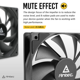 Antec PC Case Fan, 120Mm Case Fan High Performance, 3-Pin Connector, P12 Series 5 Packs
