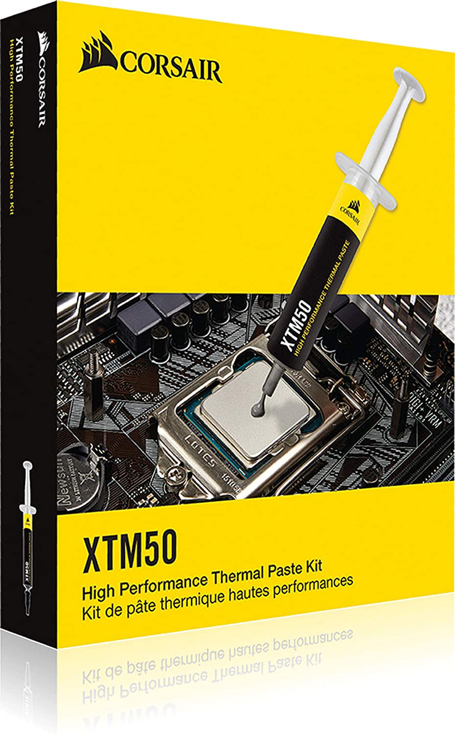 Corsair XTM50 High Performance Thermal Compound Paste | Ultra-Low Thermal Impedance CPU/GPU | 5 Grams | W/Applicator