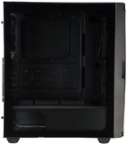Enermax Marbleshell MS30 ARGB - ATX Mid Tower PC Gaming Case with Triple ARGB Fans (4 Pre-Installed Fans) and Tempered Glass Side Panel - Black