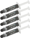Silver Thermal Grease CPU Heatsink Compound Paste Syringe (5-Pack)
