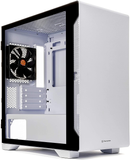 Thermaltake S100 Tempered Glass Snow Edition Micro-Atx Mini-Tower Computer Case with 120Mm Rear Fan Pre-Installed CA-1Q9-00S6WN-00, White