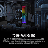 Thermaltake TOUGHRAM XG RGB DDR4 4600Mhz 16GB (8GB X 2) 16.8 Million Color RGB Alexa/Razer Chroma/5V Motherboard Syncable RGB Memory R016D408GX2-4600C19A