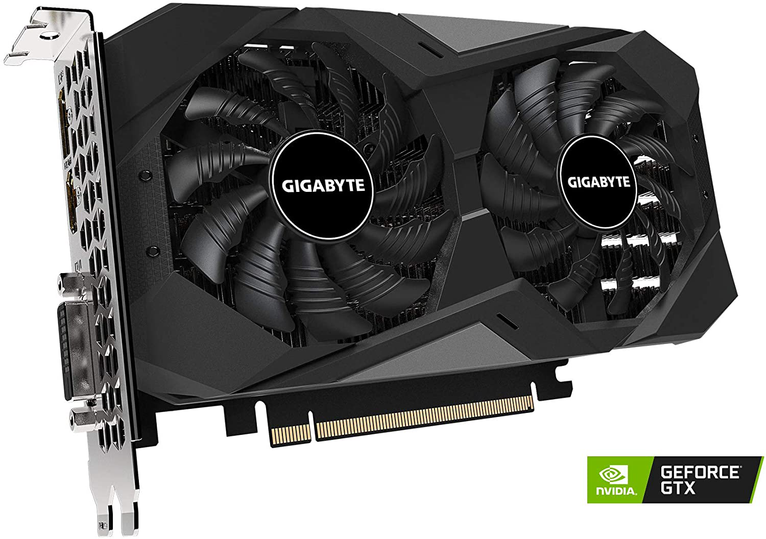 Gigabyte Geforce GTX 1650 D6 WINDFORCE OC 4G Graphics Card, 2X WINDFORCE Fans, 4GB 128-Bit GDDR6, GV-N1656WF2OC-4GD Video Card
