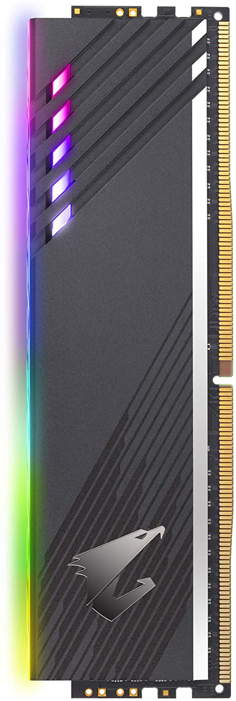 Gigabyte AORUS RGB Memory 16GB (2X8Gb) 288-Pin RGB PC4-28800 DDR4 3600Mhz Perfect for Intel X299, X299X, Z390 and AMD X570, TRX40 Platforms Desktop Memory Model GP-AR36C18S8K2HU416R