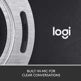 Logitech HD Laptop Webcam C615 with Fold-And-Go Design, 360-Degree Swivel, 1080P Camera