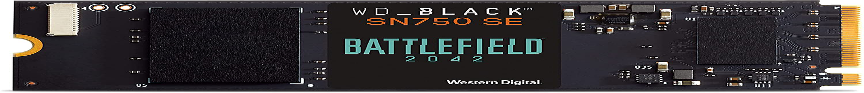 WD_BLACK 1TB SN750 SE Nvme SSD with Battlefield 2042 Game Code Bundle - Gen4 Pcle, Internal Gaming SSD Solid State Drive, M.2 2280, up to 3,600 Mb/S - WDBB9J0010BNC-NRSN