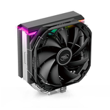 DEEPCOOL AS500 CPU Air Cooler, Universal RAM Height Compatibility, 140Mm PWM Fan, A-RGB Top Cover, 5 Heat Pipe Design for Intel Core/Amd Ryzen Cpus