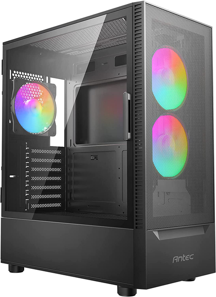 Antec NX410 ATX Mid-Tower Case, Tempered Glass Side Panel, Full