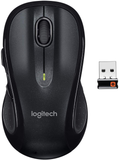 Logitech M510 Wireless Computer Mouse – Comfortable Shape with USB Unifying Receiver, with Back/Forward Buttons and Side-To-Side Scrolling