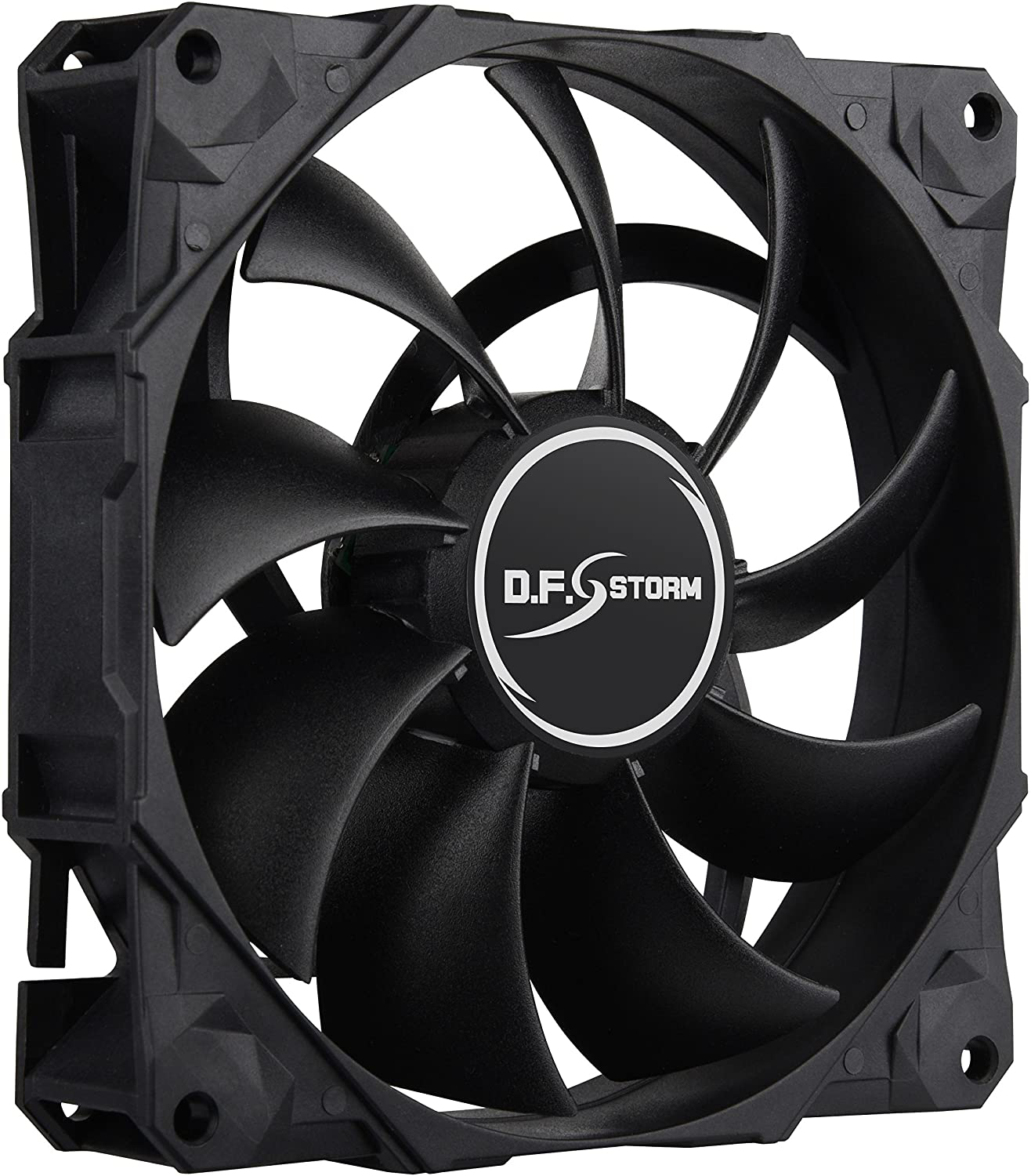 Enermax D.F. Storm 120Mm Dust Free Rotation Technology High Performance 3,500 RPM with 3 Peak RPM Options and 4-Pin PWM Connector Case Fan, UCDFS12P