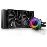 DEEPCOOL Castle 360EX, Addressable RGB AIO Liquid CPU Cooler, Anti-Leak Technology Inside, Cable Controller and 5V ADD RGB 3-Pin Motherboard Control, TR4/AM4 Supported, 3-Year Warranty …