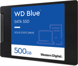Western Digital 500GB WD Blue 3D NAND Internal PC SSD - SATA III 6 Gb/S, 2.5"/7Mm, up to 560 Mb/S - WDS500G2B0A