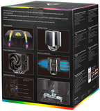 ARCTIC Freezer 50 - Multi Compatible Dual Tower CPU Cooler with A-RGB CPU Cooler for AMD and Intel, Two Pressure-Optimised Fans, 6 Heatpipes, MX-4 Thermal Paste Included