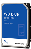 Western Digital 2TB WD Blue PC Hard Drive - 7200 RPM Class, SATA 6 Gb/S, 256 MB Cache, 3.5" - WD20EZBX