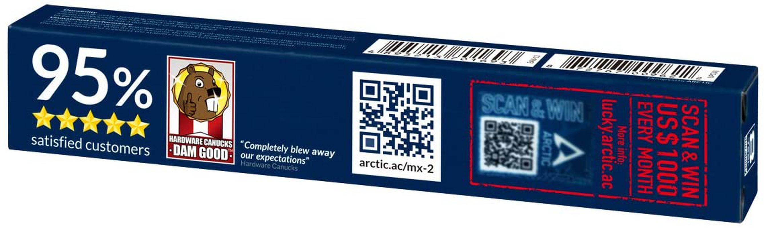 ARCTIC MX-2 (8 G) - Performance Thermal Paste for All Processors (CPU, GPU - PC, PS4, XBOX), High Thermal Conductivity, Safe Application, Non-Conductive, Non-Capacitive