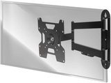 ARCTIC TV Flex S - Full Motion Wall Mount Bracket for 22"-55" LED, LCD, Plasma TV Fits, Monitor Arm up to 25 Kg (55 Lbs), Fully Movable - Black
