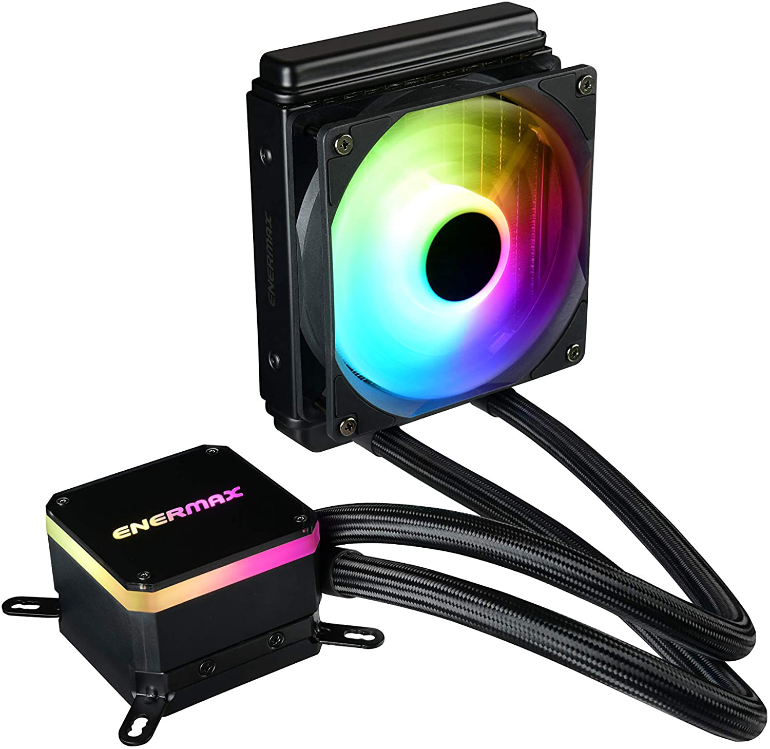 Enermax Liqmax III 360 Addressable RGB AIO CPU Liquid Cooler - 360Mm Radiator, Triple 120Mm ARGB PWM Fan - Support Intel & AMD Ryzen - 5 Year Warranty