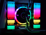 Thermaltake TOUGHRAM RGB DDR4 3600Mhz 16GB (8GB X 2) 16.8 Million Color RGB Alexa/Razer Chroma/5V Motherboard Syncable RGB Memory R009D408GX2-3600C18B