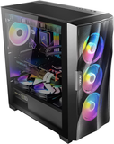 Antec DF700 Flux, Mid Tower Computer Case, ATX Gaming Case, USB3.0 X 2, 360 Mm Radiator Support, 3 X 120 Mm ARGB, 1 X 120 Mm Reverse & 1 X 120 Mm Fans Included