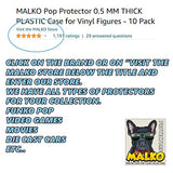 MALKO Video Game Protector Case Compatible with: PS2 | WII - WII U | Gamecube | Xbox & DVD Standard Case | 10 Pack