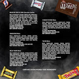 M&M'S, SNICKERS, TWIX, MILKY WAY & 3 MUSKETEERS Bulk Halloween Candy Assortment - 104.27oz/365ct