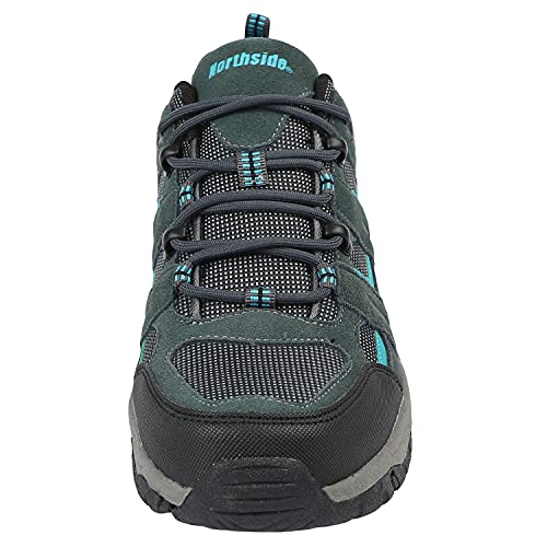 Northside womens Monroe Low-w Hiking Shoe, Dark Gray/Dark Turquoise, 8 US