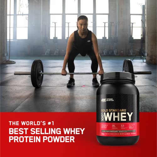 Optimum Nutrition Gold Standard 100% Whey Protein Powder, Chocolate Peanut Butter, 2 Pound (Pack of 1) - Packaging May Vary