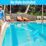 Homimp Leaf Skimmer Net Swimming Pool Cleaner Supplies/Professional Heavy Duty Deep Bag Pool Leaf Rake Fine Mesh Frame Net/Swimming Pool Cleaning for In-ground & Above-Ground Pool
