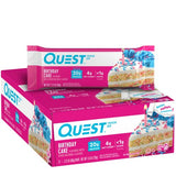 Quest Nutrition Birthday Cake Protein Bars, High Protein, Low Carb, Gluten Free, Keto Friendly, 12 Count