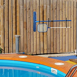 UNCO- Pool Pole Hanger, 2 Pack, Pool Hooks for Poles, Pool Equipment Hooks, Pool Pole Hooks, Hooks for Pool Supplies, Pool Hooks for Poles and Hose, Pool Hooks, Pole Hangers, Pools Accessories