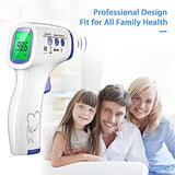 LPOW Forehead Thermometer for Adults, The Non Contact Infrared Baby Thermometer for Fever, Body Thermometer and Surface Thermometer 2 in 1 Dual Mode Medical Thermometer