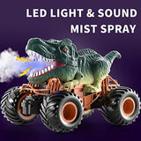 Bennol Remote Control Dinosaur Car for Boys Kids 4-7, 2.4Ghz RC Dinosaur Truck Toys for Toddlers, Electric Hobby RC Car Toys with Light & Sound Spray Function for 3 4 5 6 7 8 Year olds Kids Boys Girls