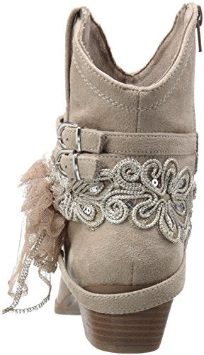 Not Rated Women's Midas Western Boot, Cream, 10 M US